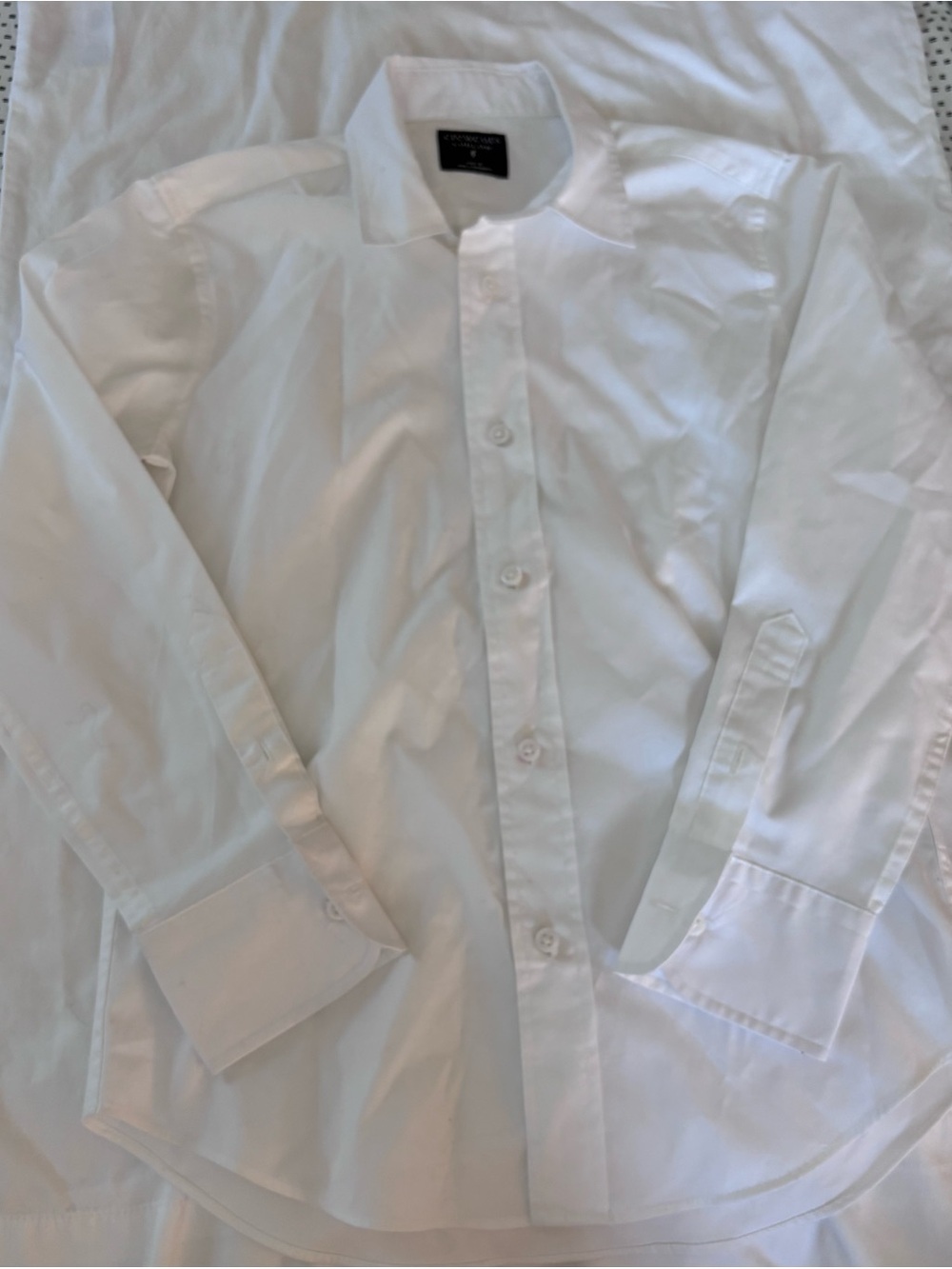 J.Crew Crewcuts Boys Ludlow White Button Down Dress Shirt Size 8